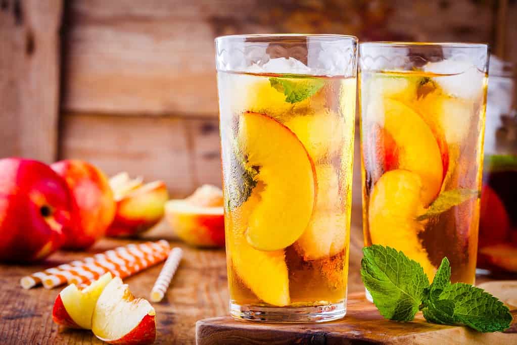 peach ice tea