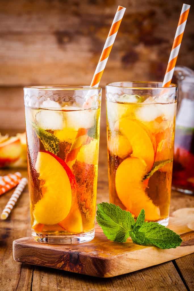 peach ice tea